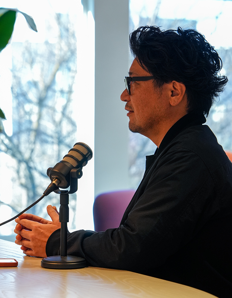 JIN KURAMOTO AT B&T HOUSE FOR THE MERCADO PODCAST